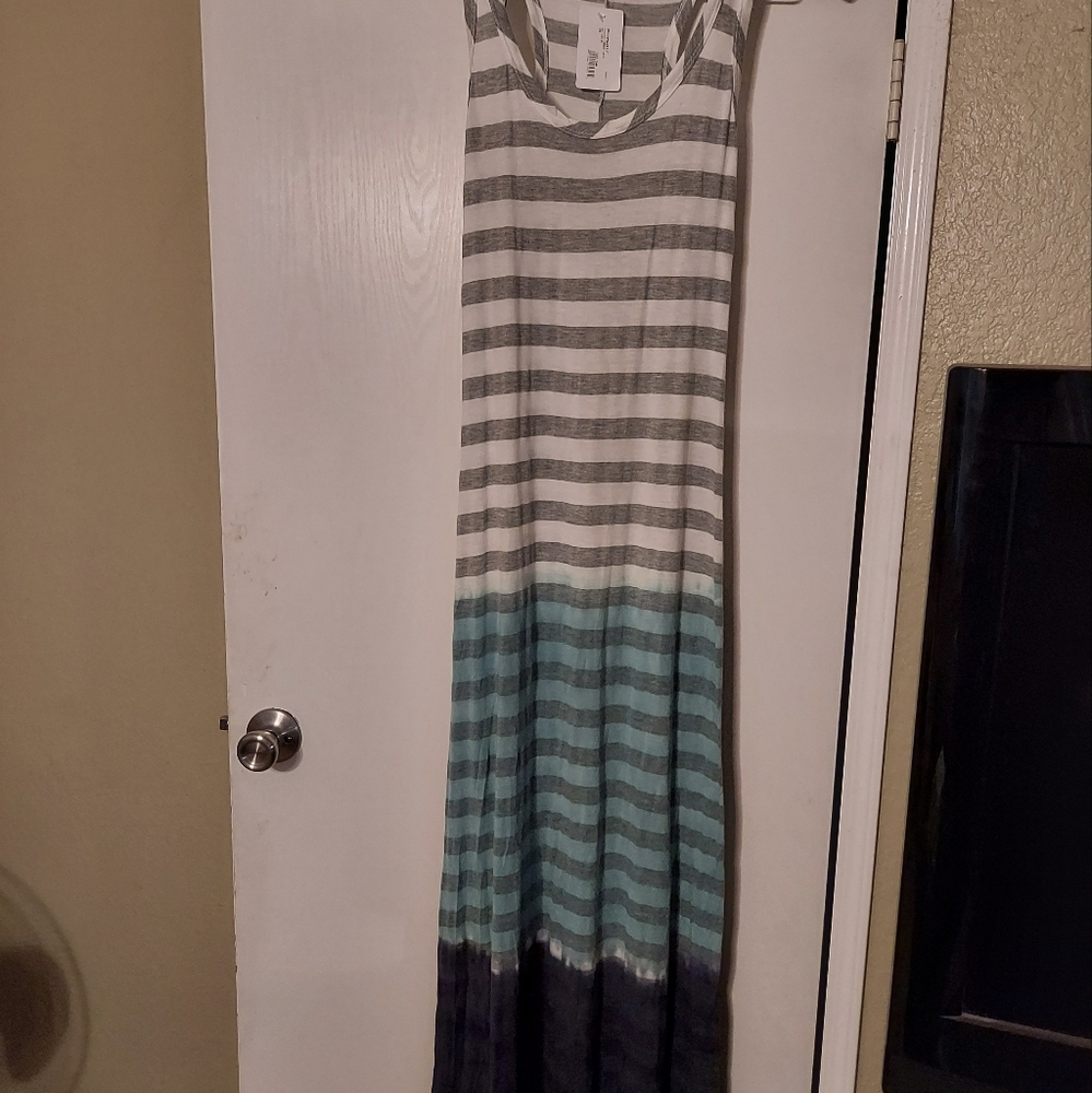 Enti Ombre stripe maxi dress S
